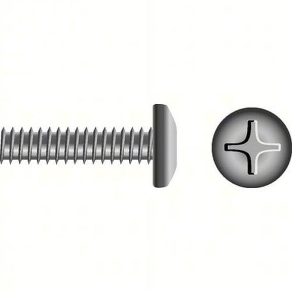SEACHOICE Phillips Machine Screw - Pan Head Color:, Size: M6-1 x 30, Option: 50/BG