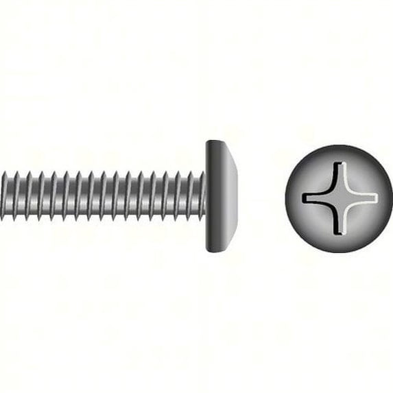 SEACHOICE Phillips Machine Screw - Pan Head Color:, Size: M6-1 x 30, Option: 50/BG