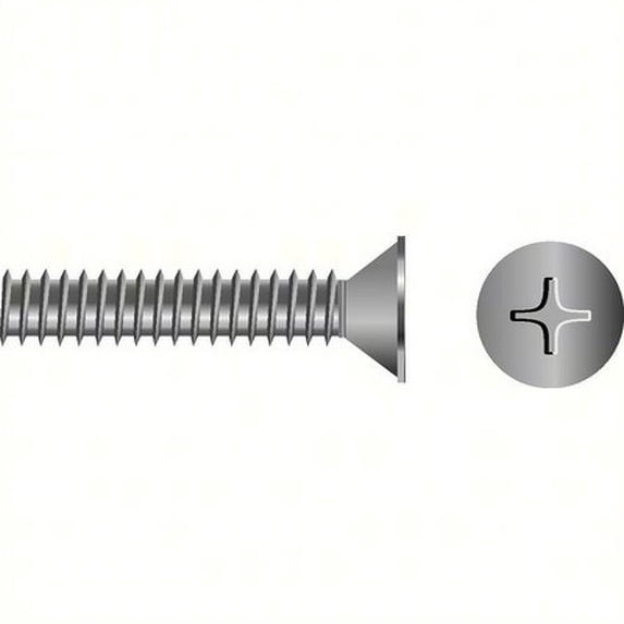SEACHOICE Phillips Machine Screw Size: 1/4-20 x 6, Option: Bag of 10