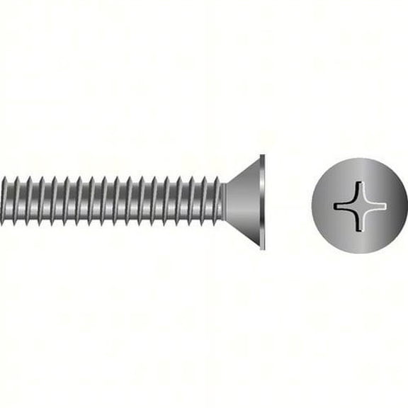 SEACHOICE Phillips Machine Screw Size: 10-24 x 1-1/4", Option: Bag of 100