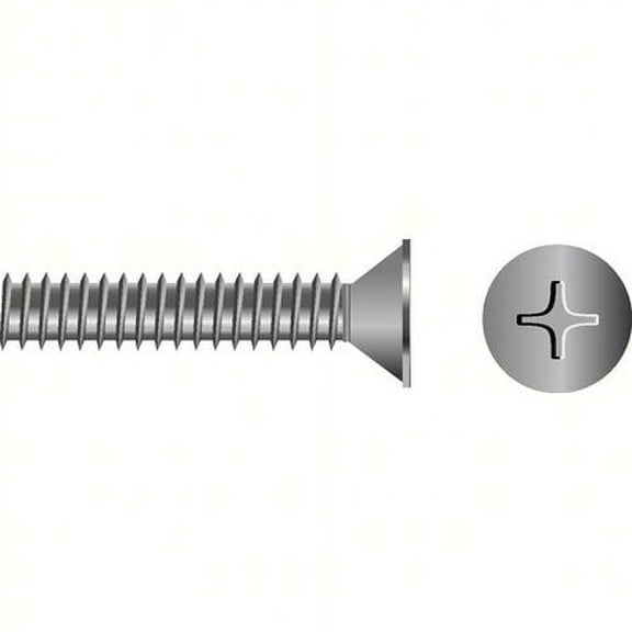 SEACHOICE Phillips Machine Screw Size: 3/8-16 x 2, Option: Bag of 25