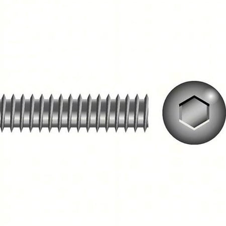 SEACHOICE Socket Set Screws Size: 1/4-28 x 3/16"