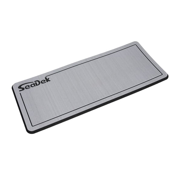 SeaDek 16" x 39" 20mm Dual Density Large Helm Pad w/SeaDek Logo - Brushed Texture - Storm GrayBlack