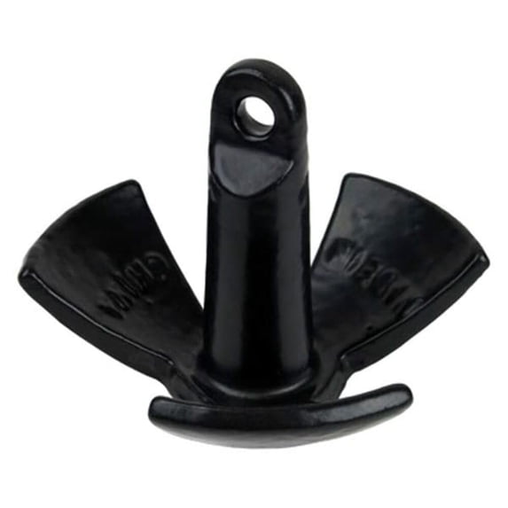 SEADOG LINE River Anchor, 12# Black Vinyl Anchor