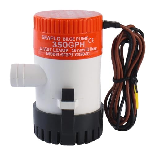 SEAFLO 01-Series 350 GPH Bilge Pump 12v 4-Year Warranty!