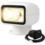 SEAFLO 02 Series 360  Rotating 12V DC Remote Control Halogen Boat Searchlight   50W, IP65 Waterproof, Beam Distance 1266 FT 386m - Candle Power 175000cd, Voltage 12V