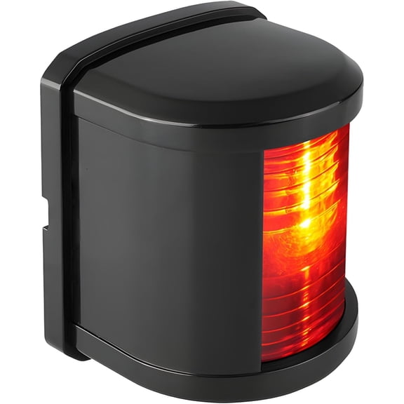 SEAFLO 11 Series LED Red Port Navigation Light 12V, 1W, IP67 Waterproof, 2NM Visibility, High-Brightness, Impact-Resistant for Boats Under 65 ft (20m) 4-Year Warranty (Port)