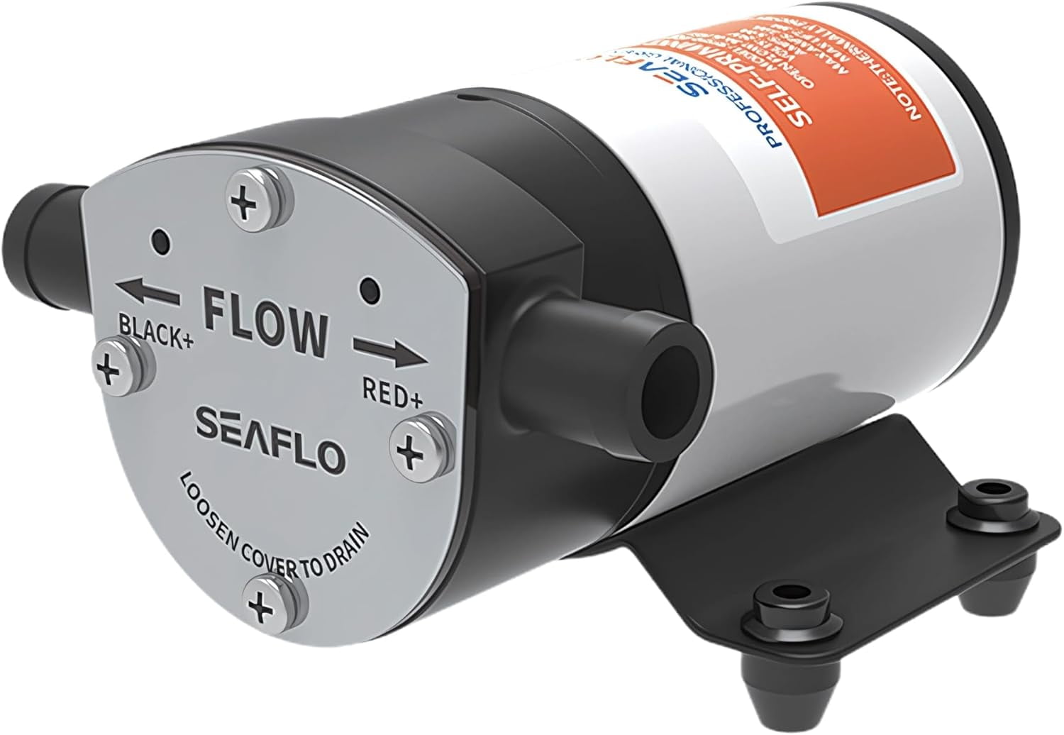 SEAFLO 12V 8.0 GPM Reversible Self-Priming Impeller Bilge/Ballast Pump - Efficient, Durable, and Versatile Boat Pump- 4 Year warranty