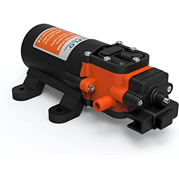 SEAFLO 24V DC 1.2 GPM 35 PSI 21-Series Diaphragm Water Pressure Pump for Marine Boat RV Caravan