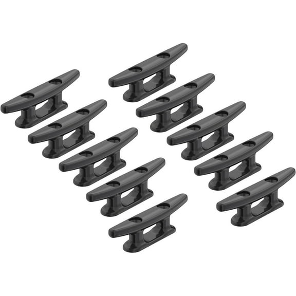 SEAFLO 3" Boat Cleat Black Nylon Dock Cleat Kayak Cleat(3", 10-Pack)
