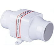 SEAFLO 3 in-Line Marine Bilge Air Blower 24V 130 CFM Quiet Boat White