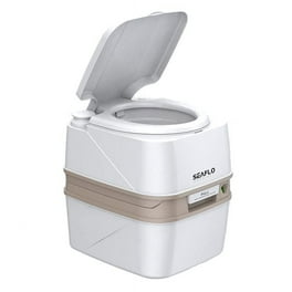Toilette Portable WC Chimique pour Camping Portable Camping Toilette - 50 x  40 x 42cm - Gris - Équipement caravaning