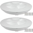 thumbnail image 1 of SEAFLO Deck Plate Hatch for Marine Boat Kayak Choose Size, Color and Storage Bag (6", White with No Storage Bag 2-Pack), 1 of 3