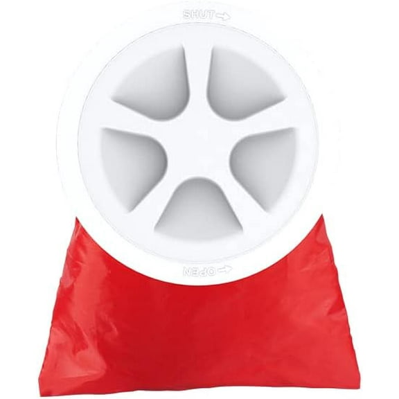 SEAFLO Deck Plate Hatch for Marine Boat Kayak Choose Size, Color and Storage Bag (8", White with Storage Bag 1-Pack)