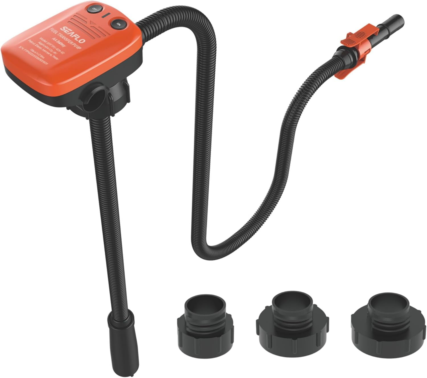 SEAFLO Fuel Transfer Pump – Battery Operated, 2.4 GPM (9.0 LPM) Flow ...