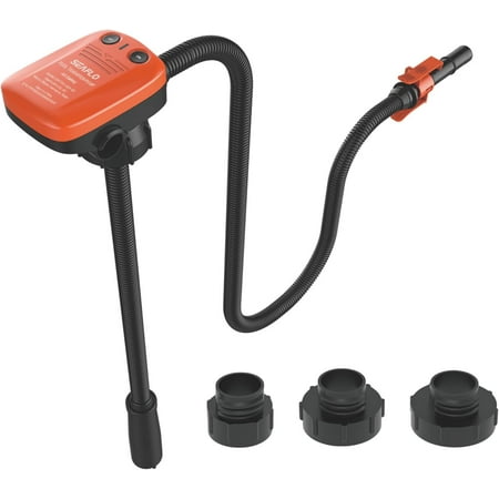SEAFLO Fuel Transfer Pump – Battery Operated, 2.4 GPM (9.0 LPM) Flow, Level Sensor Auto-Stop, Explosion-Proof Motor, 4-Year Warranty | For Gasoline, Diesel, and More (Model SFFTP5-024-02)