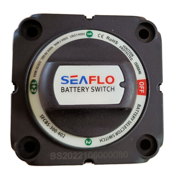 SEAFLO Heavy Duty 900 Amp 4 Position Battery Selector Switch Choose Quantity (01-Pack)