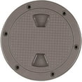 thumbnail image 1 of SEAFLO Marine Circular Non-Slip Screw Out Deck Plate Inspection Access Hatch 4"/6"/8" White/Black/Tan (6", TAN), 1 of 5