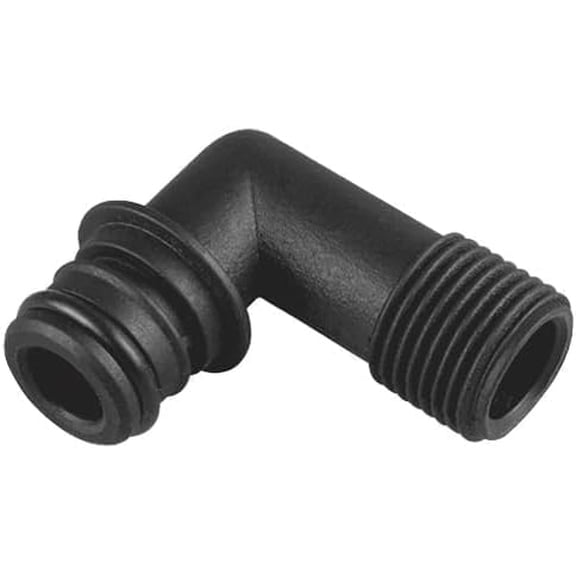 SEAFLO (NO: 41F002) 3/4" QA x 1/2" MNPT Elbow Pump Fitting (10-Pack)