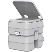 SEAFLO Portable Toilet for Marine, RV, Camping and Boat 5.3 Gallon