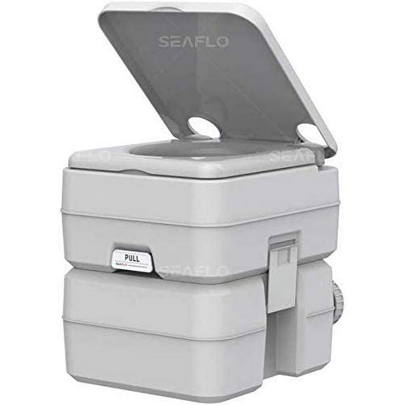 SEAFLO Portable Toilet for Marine, RV, Camping and Boat (5.3 Gallon)