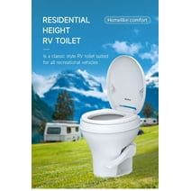 SEAFLO Residential Height RV Toilet