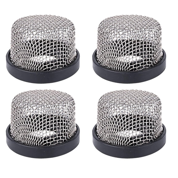 SEAFLO Stainless Steel Mesh Strainer Inch-14 | Aerator Screen Strainer for Livewell Pump | Corrosion-Resistant, Easy Installation, Marine-Grade Stainless Mesh (4-Pack)