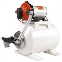 SEAFLO Water Pump and Accumulator Tank System - 12V, 5.5 GPM, 60 PSI, 2 Gallon Tan