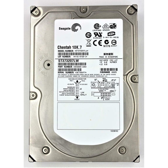 SEAGATE CHEETAH - ST373207LW 73.4GB 10000 RPM ULTRA320 68PIN SCSI