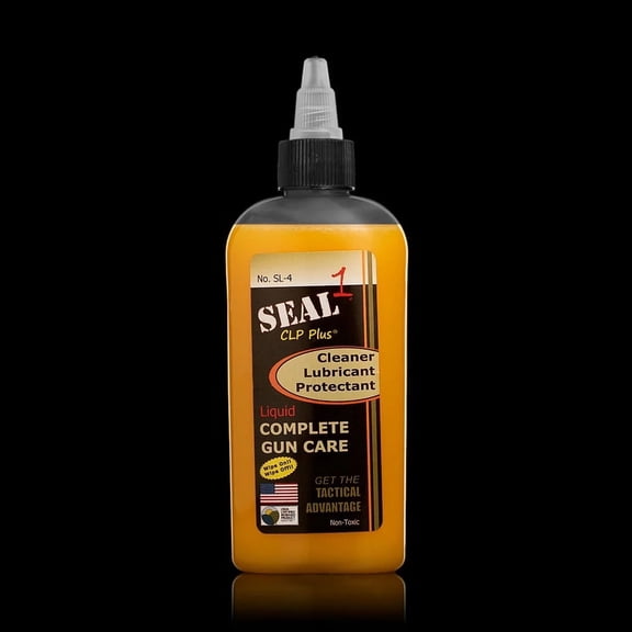 SEAL 1 CLP Plus Liquid 4 oz Bottle I Cleaner Lubricant Protectant I Dissolves Carbon & Fouling I Protective Barrier I Long Lasting Firearm Maintenance