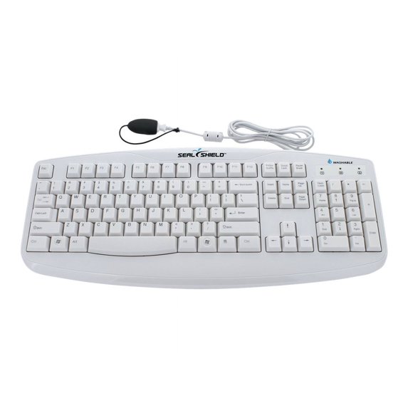 Seal Shield Seal Storm - Keyboard - USB - waterproof - white