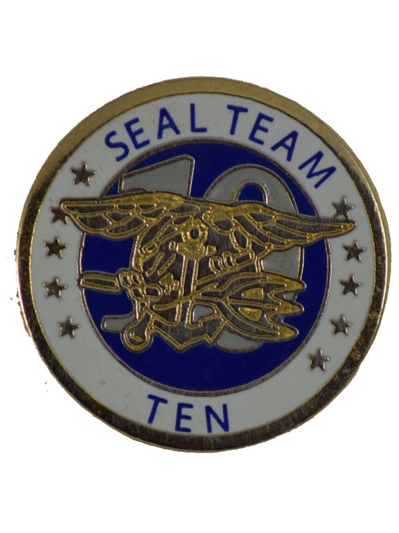 SEAL TEAM 10 HAT PIN