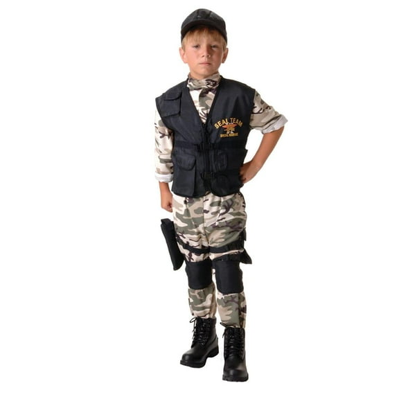 SEAL Team Light Camo Uniform Standard Child Large 10-12