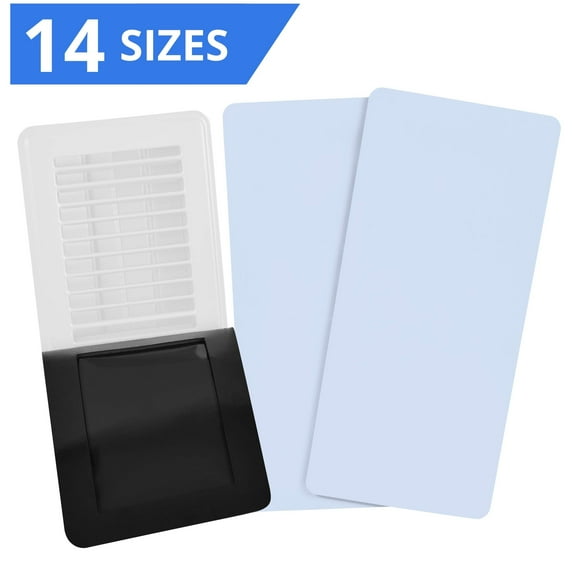 SEAL360 Strong Magnetic Vent Covers, Pocketed Design, 6.25" x 11.75" (White, 3-Pack) for Floor, Wall, or Ceiling Vents and Air Registers, RV, Home HVAC and AC Vents, Vent Not Included