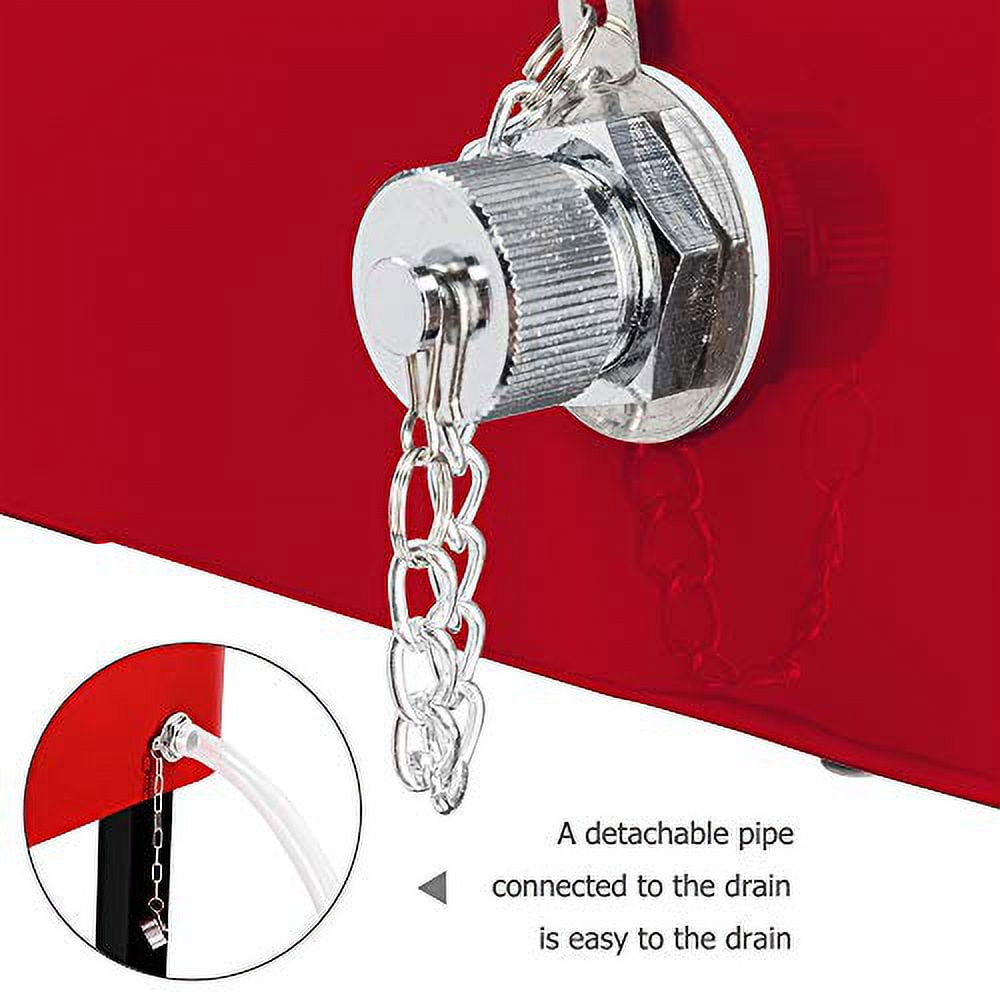 SEALAMB 80 Quart Rolling Cooler Cart with Wheels, Portable Ice Chest