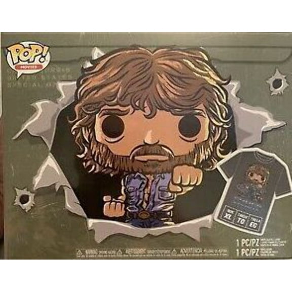 SEALED Chuck Norris (Uzis) And Chuck Norris Tee (SIZE XL)