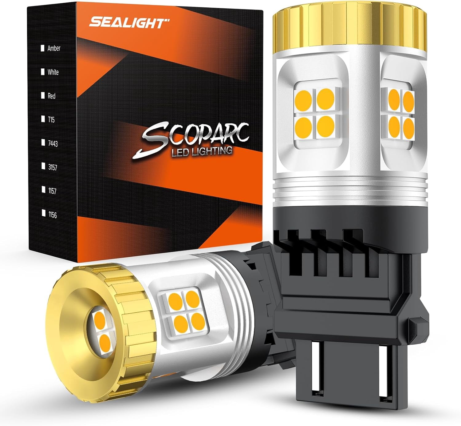 4X SEALIGHT S2S LED Headlight Kit 9005+9006 High Low Beam Bulbs Bright White 396246408735