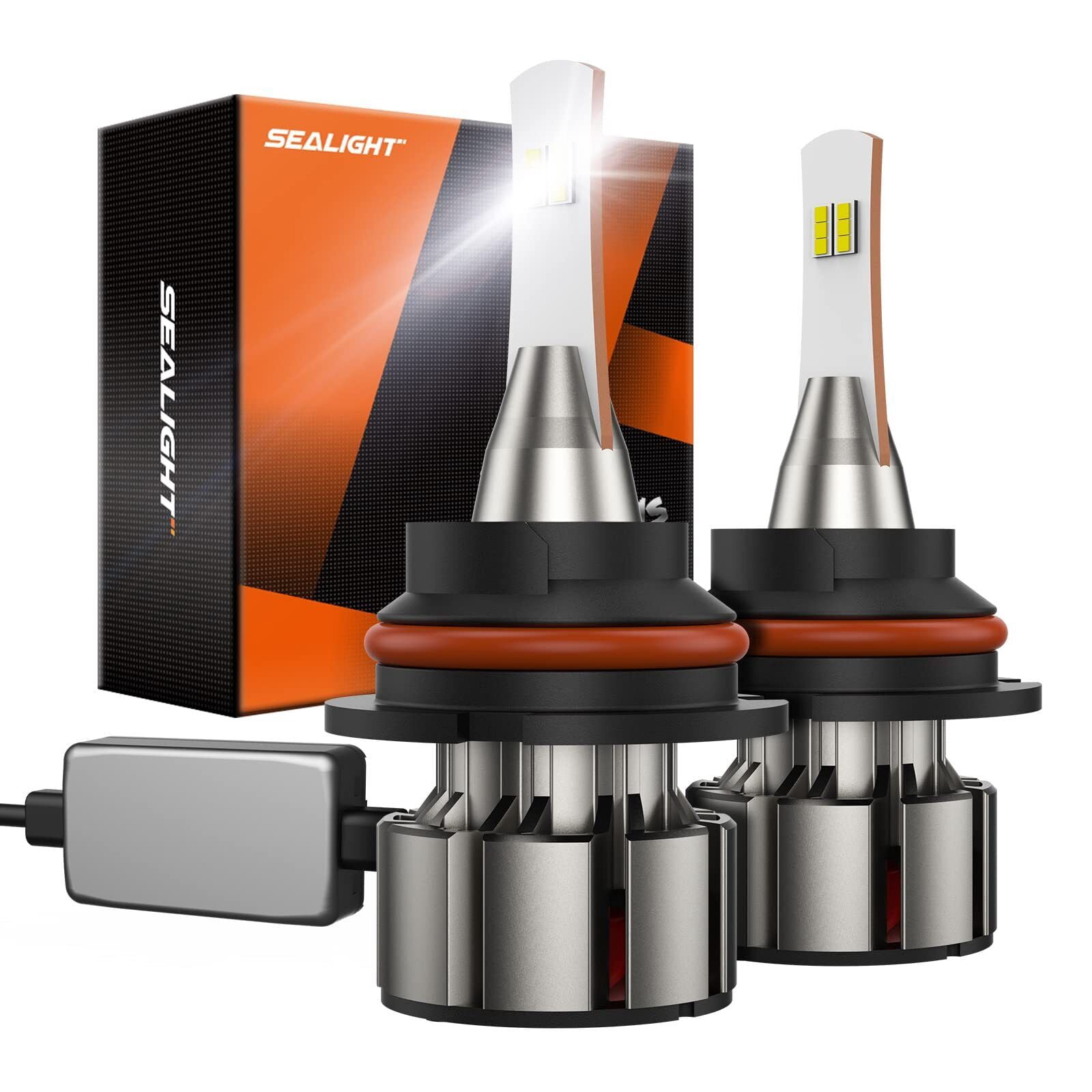 SEALIGHT S7S 9005/HB3 LED Headlight Bulbs 33000LM Super Bright High/Low