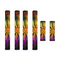 thumbnail image 1 of SEANATIVE 6 Pieces Refrigerator Door Handle Covers Protective Washable Fabric Kitchen Appliance Decor Handles Protector Keep Off Smudges Fingerprints for Microwave, Oven, Dishwasher, Colorful Flower, 1 of 7