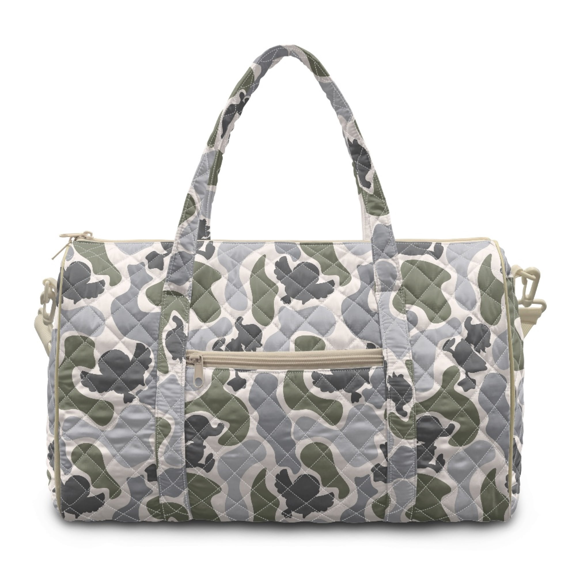 SEANATIVE Abstract Camo Pattern Quilted Duffle Bag for Yoga, Stretch ...