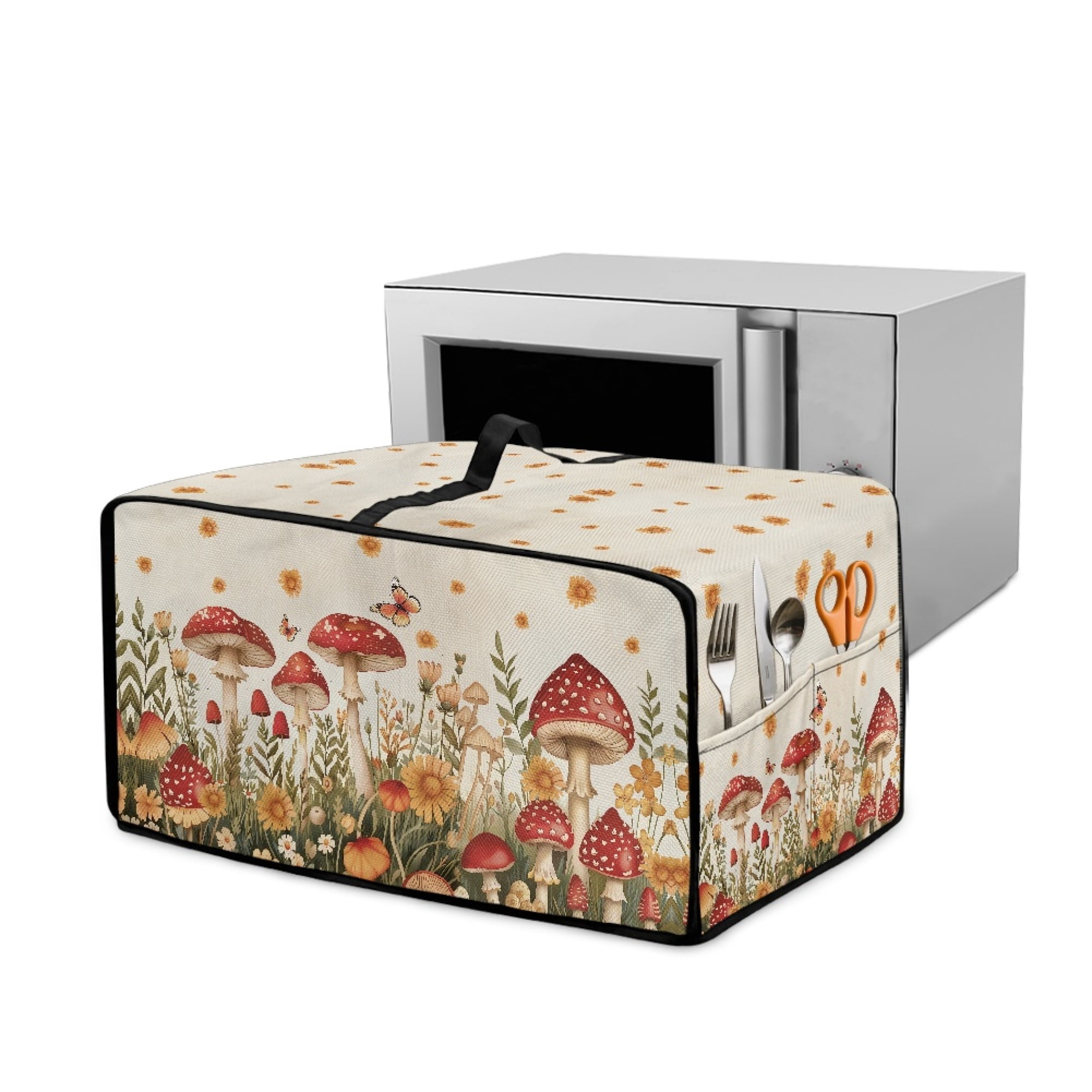 SEANATIVE Air Fryer Toaster Oven Cover Fabric Convection Oven Cover