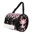 thumbnail image 1 of SEANATIVE Axolotl Toilet Paper Holder Cherry Blossom Round Paper Towel Organizer Bag Portable Hanging Tissue Holder with Zipper Easy to Clean Paper Cover Case Storage Bags, 1 of 7