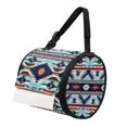 thumbnail image 1 of SEANATIVE Aztec Ethnic Toilet Paper Holder Geometric Print Round Tissue Organizer Bag with Adjustable Strap Washable Hanging Paper Towel Dispenser Cover Refrigerator Tissue Holder, 1 of 7