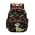 thumbnail image 1 of SEANATIVE Backpacks for Girls Boys Teens School Bookbag Travel Daypack Multi Pockets Elementary Kids Backpack with Padded Adjustable Straps, Cartoon Dinosaur Skeleton Musical Note, 1 of 7