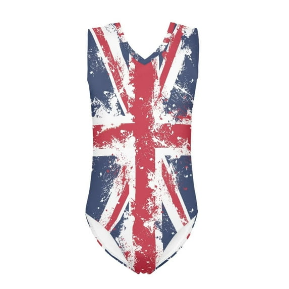SEANATIVE British Flag One Piece Swimwear Size 7-8 Y Soft Kids Girls Swimsuit Tankini Skin-Friendly Toddler Girl Bathing Suit,Hoilday Gift