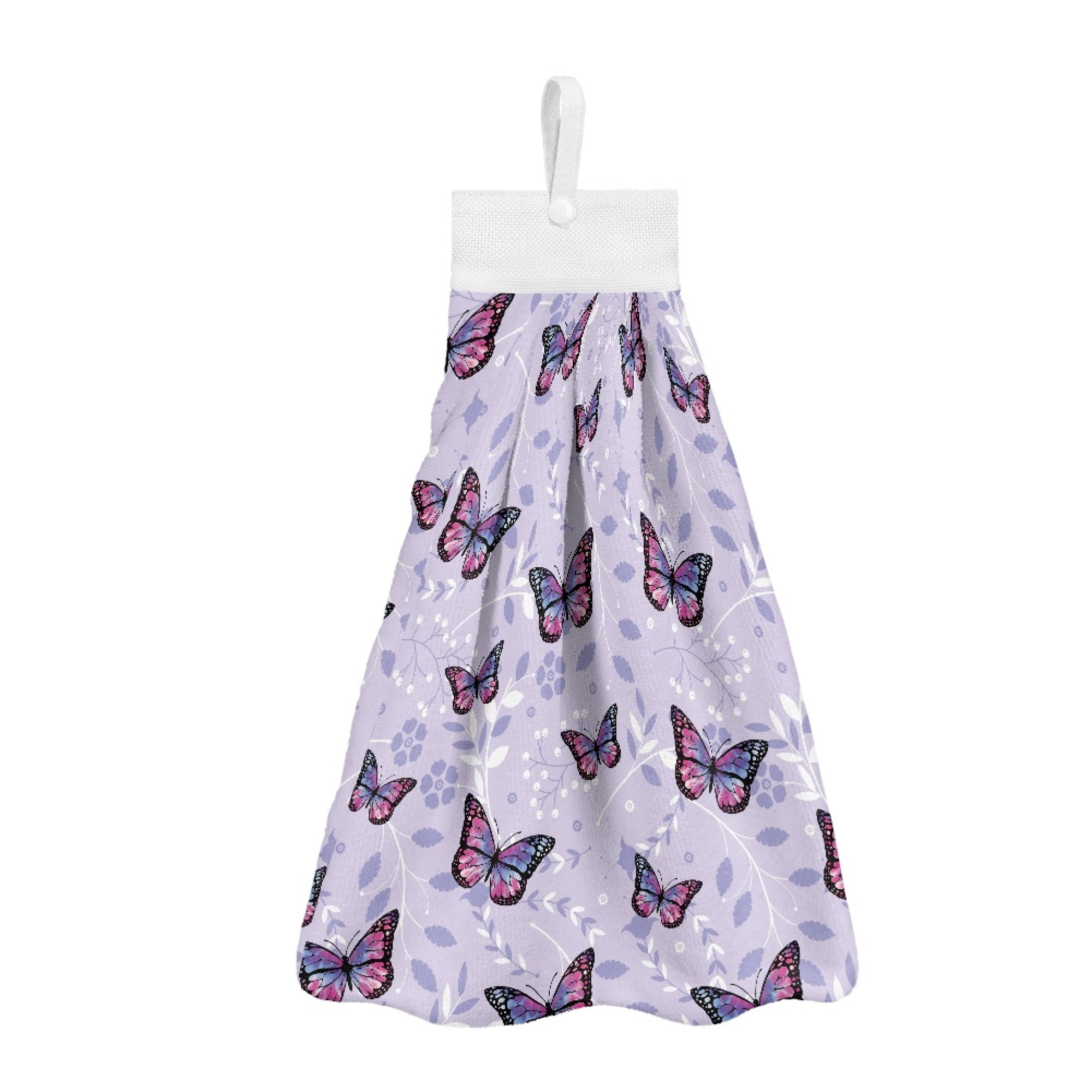 SEANATIVE Butterfly Hand Towels for Bathroom High Absorbent Hand Towels ...