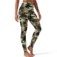 Native Pointing Tree SEANATIVE Camouflage Leggings for Women Camo Palm Tree Green, 3XL ...