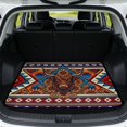 thumbnail image 1 of SEANATIVE Car Trunk Mat Decorative Printed Cargo Mat All Weather Non Slip Trunk Liner Universal Fit Auto Interior Accessories for Most Cars SUVs Trucks, Aztec Highland Cow Sunflower Pattern, 1 of 4