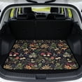 thumbnail image 1 of SEANATIVE Car Trunk Mat Universal Fit Auto Trunk Liner Trunk Protection Cargo Liner Scratch-Resistant Auto Interior Accessories for SUVs, Sedans, Trucks, Vintage Forest Leaf Mushroom, 1 of 4