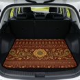 thumbnail image 1 of SEANATIVE Cargo Liner Stain-Resistant Protective Pet Cargo Mat Car Trunk Protector, Scratch-Proof Rear Mat for SUV Van Truck, Durable Car Accessories, Red-Brown Gold Floral, 1 of 4